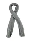 Botto Giuseppe Large Cashmere Scarf In Gray