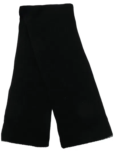 Botto Giuseppe Lightweight Cashmere Scarf In Black
