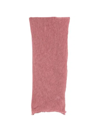 Botto Giuseppe 멜란지 이펙트 스카프 110 In Pink