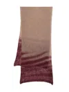 Botto Giuseppe Ombre-effect Cashmere Scarf In Brown