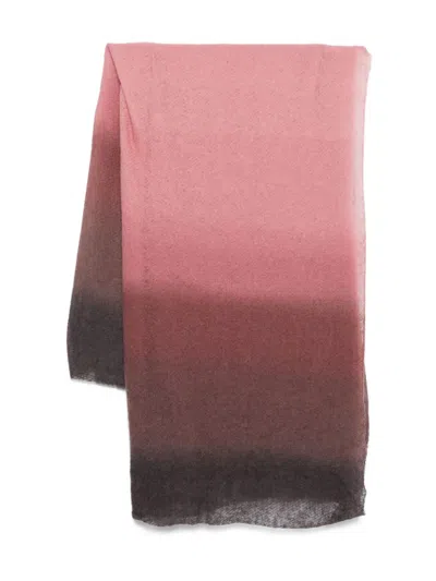 Botto Giuseppe Ombre-effect Cashmere Scarf In Pink