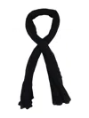 Botto Giuseppe Small Cashmere Scarf In Black