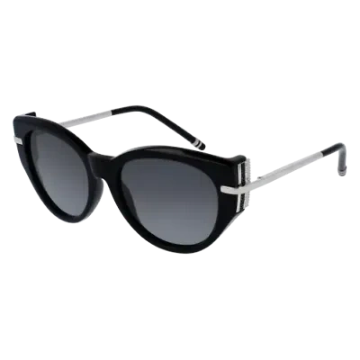 Pre-owned Boucheron - Sunglasses Women Black Silver 52mm