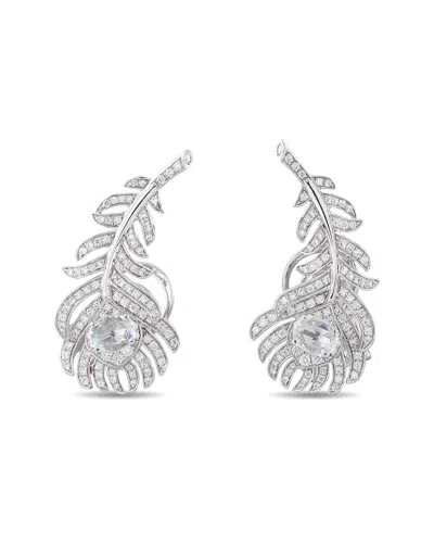 Boucheron 18k 1.10 Ct. Tw. Diamond Earring (authentic Pre-loved) In Metallic