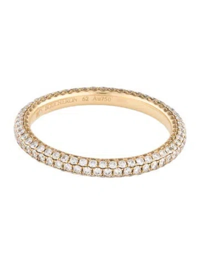 Pre-owned Boucheron 18k 1.54ctw Diamond Eternity Band In Multi