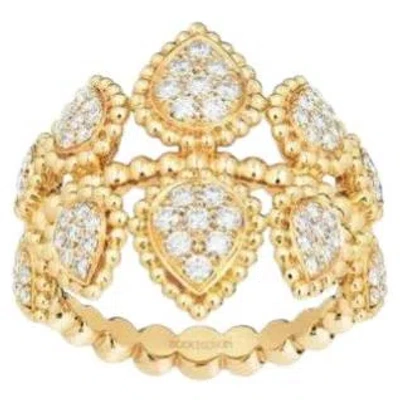 Pre-owned Boucheron 18k  Serpent Bohème Ring Multi-pattern