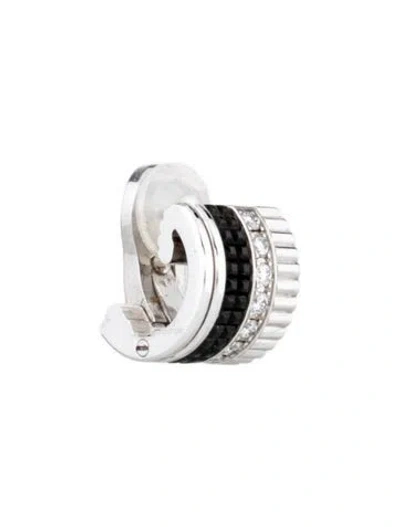 Pre-owned Boucheron 18k Diamond Quatre Black Edition Single Clip Earring In Multicolor