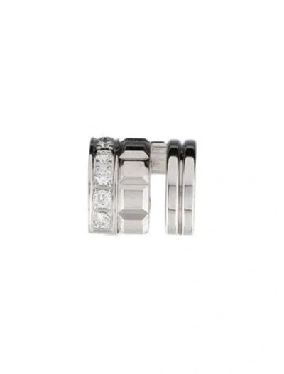 Pre-owned Boucheron 18k Diamond Quatre Radiant Clip Single Earring In Multi