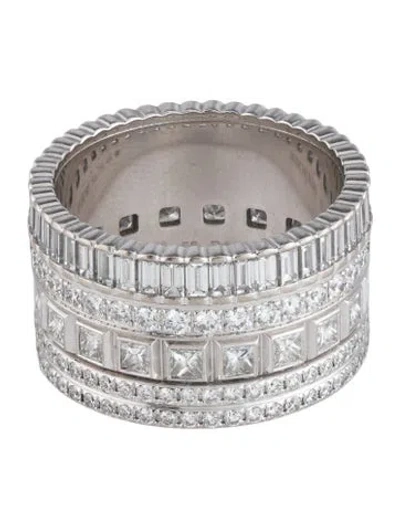 Pre-owned Boucheron 18k Diamond Quatre Radiant Edition Ring In Multi
