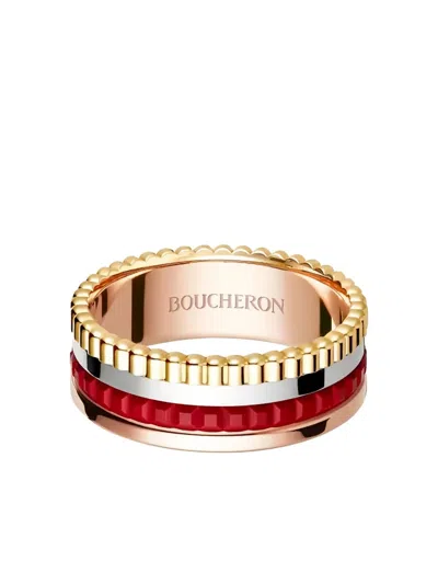 Boucheron 18k Gold Quatre Red Edition Ring