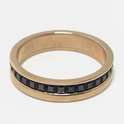 Pre-owned Boucheron 18k Rose Gold Quatre Band Ring Eu 48