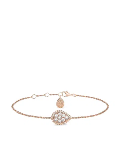 Boucheron 18k Rose Gold Serpent Bohème Diamond Bracelet