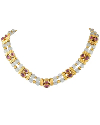 Pre-owned Boucheron 18k Tourmaline Necklace (authentic Pre-loved)