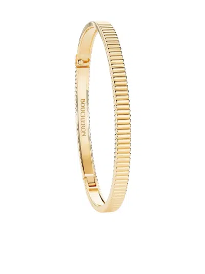 Boucheron 18k Yellow Gold Quatre Grosgrain Bracelet