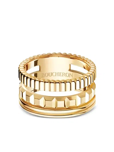 Boucheron 18k Yellow Gold Quatre Radiant Edition Ring