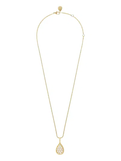 Boucheron 18k Yellow Gold Serpent Bohème Diamond Necklace