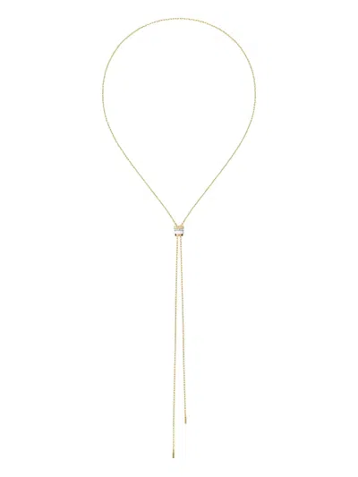 Boucheron 18k Yellow Gold Tie Diamond Necklace