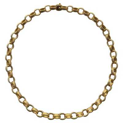 Pre-owned Boucheron An 18k Gold  Link Chain In Multi