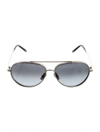 Pre-owned Boucheron Aviator Gradient Sunglasses In Transparent