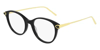 Boucheron Bc0117o 001 Occhiali Da Vista Neri Per Donna (solo Montatura) In Black