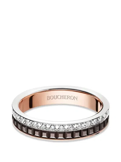 Boucheron Diamond Ring In Pink