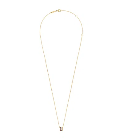 Boucheron Extra Small Mixed Gold And Diamond Quatre Classique Pendant
