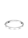 Boucheron Platinum Facette Wedding Ring In Silver