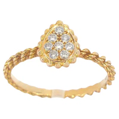 Pre-owned Boucheron - Golden 'serpent Boheme' Ring With Diamonds In Multi