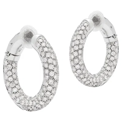 Pre-owned Boucheron High Jewellery Diamond Earrings 4.60ct In Multiple