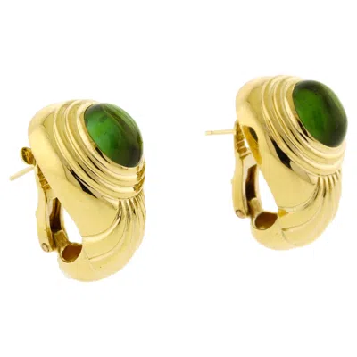Pre-owned Boucheron Jaipur  Green Tourmaline Earrings