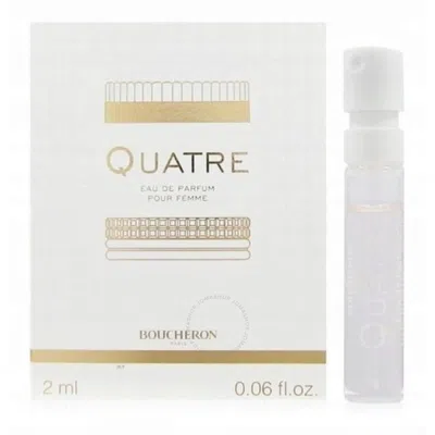 Boucheron Ladies Quatre Edp 0.06 oz Fragrances 3386460066129 In Red   / Rose
