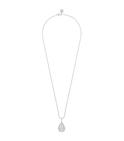 Boucheron Medium White Gold And Diamond Serpent Bohème Motif Pendant