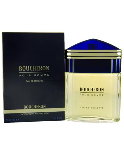 Boucheron Men's 3.4oz Eau De Toilette Spray In White