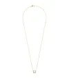 Boucheron Mini Mixed Gold Quatre White Ring Pendant