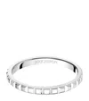 Boucheron Mini Platinum Clou De Paris Wedding Band
