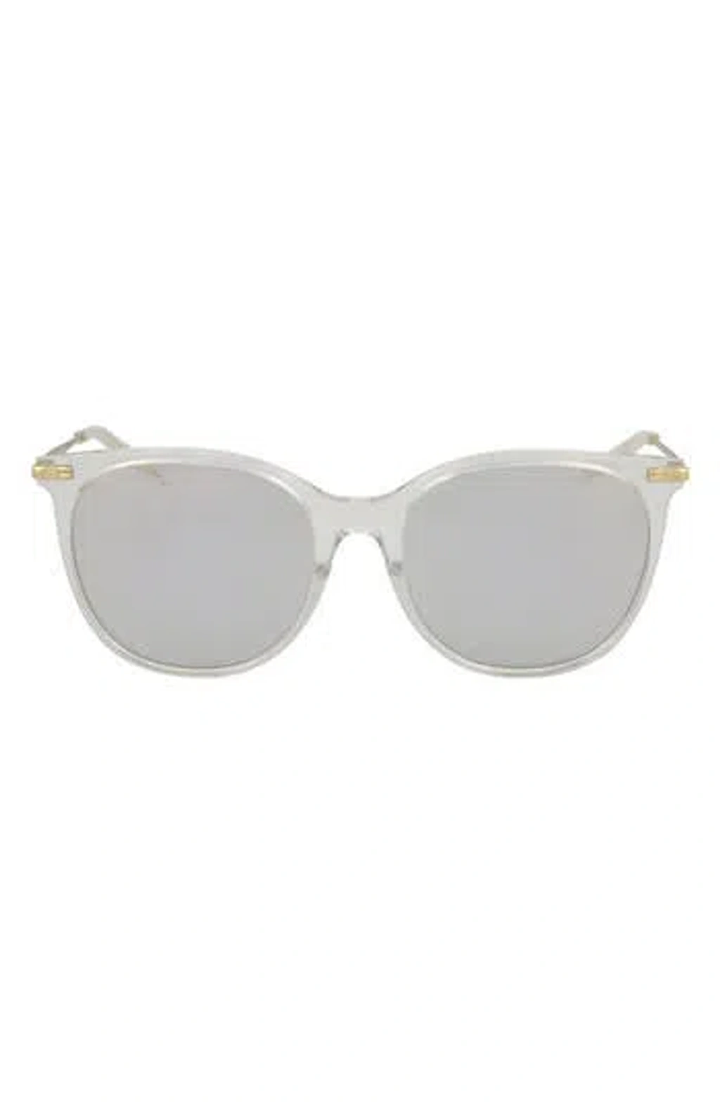 Boucheron Novelty Round Sunglasses 53mm Amazon.com: BOUCHERON Sunglasses Womens Round Crystal Silver  main image 4