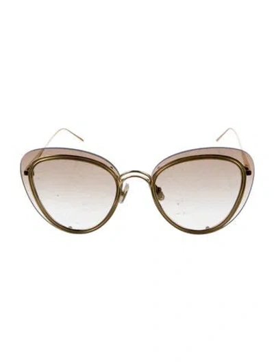 Pre-owned Boucheron Oversize Gradient Sunglasses In Brown