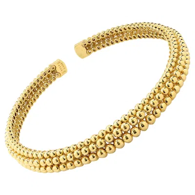 Pre-owned Boucheron Paris Grain De Raisin 18 Karat Yellow Gold Necklace