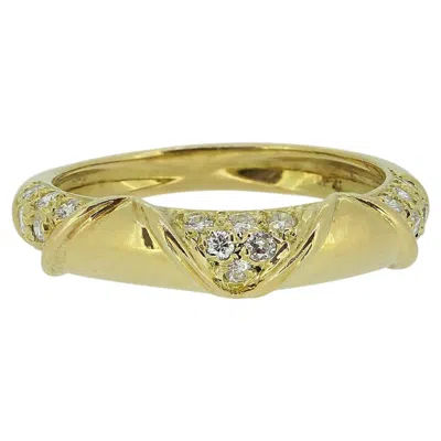 Pre-owned Boucheron Pavé Diamond Set Band Ring In Multi
