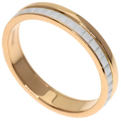 Pre-owned Boucheron Pink Gold (18k) Band Ring ()