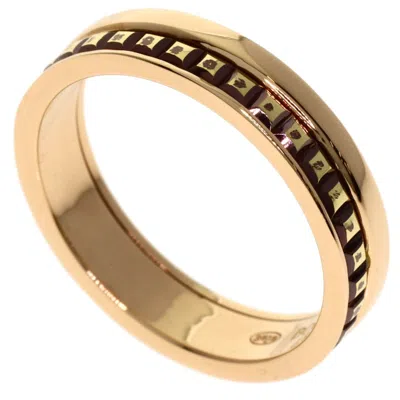 Pre-owned Boucheron Pink Gold (18k) Band Ring ()