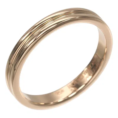Pre-owned Boucheron Pink Gold (18k) Band Ring ()