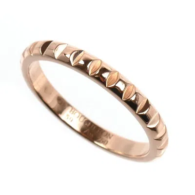 Pre-owned Boucheron Pink Gold (18k) Band Ring ()