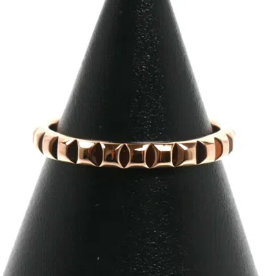 Pre-owned Boucheron Pink Gold (18k) Band Ring ()