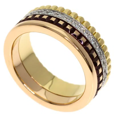 Pre-owned Boucheron Pink Gold White Gold Yellow Gold Yellow Gold (18k) Pink Gold (18k) White Gold (18k) Band R In Pink Gold, White Gold, Yellow Gold