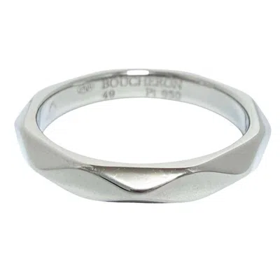 Pre-owned Boucheron Platinum 950 Band Ring ()