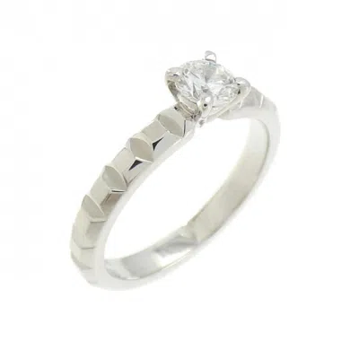 Pre-owned Boucheron Platinum Band Ring ()