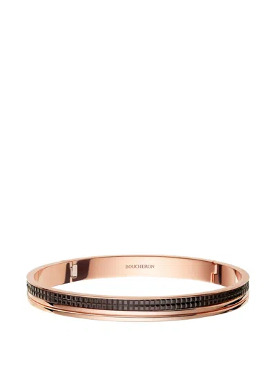 Boucheron Yellow Gold And Rose Gold Quatre Classique Bangle