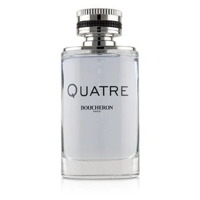 Boucheron Quatre Pour Homme Eau De Toilette Spray - 3.3 oz In Transparent