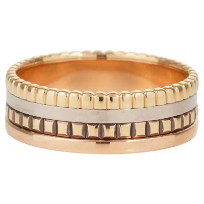 Pre-owned Boucheron Quatre Ring In Three Golds In Multi